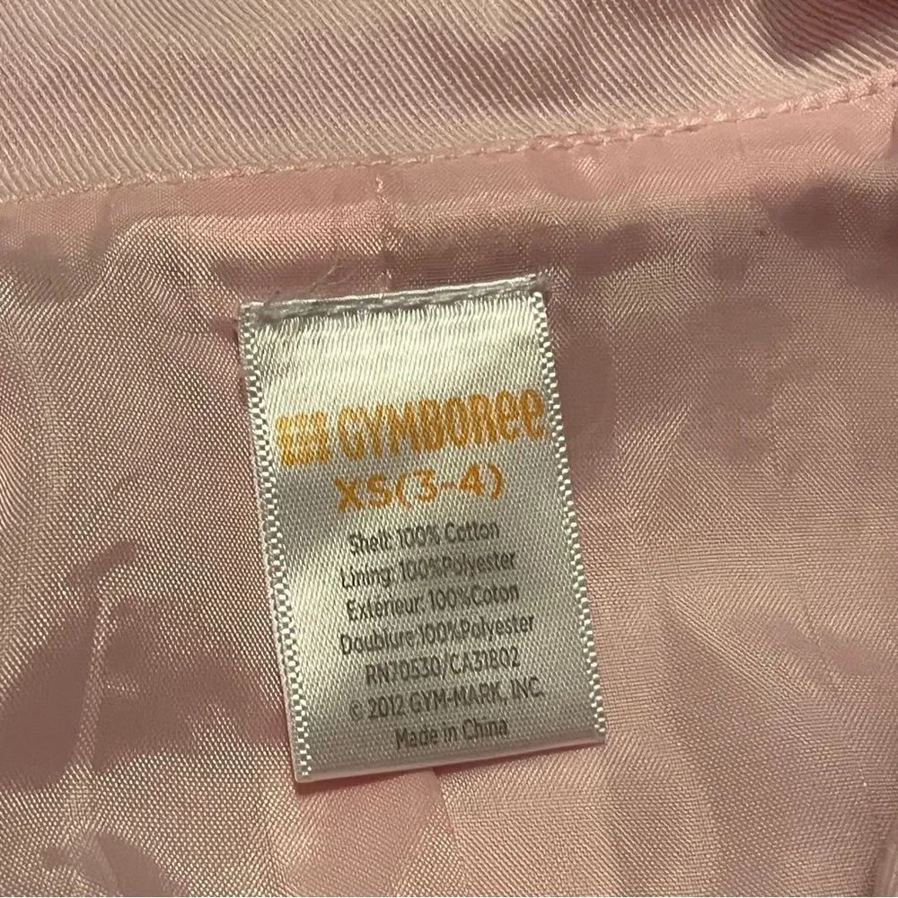 Toddler Girls Gymboree pale light Pink spring Lightweight Jacket for Easter!‎